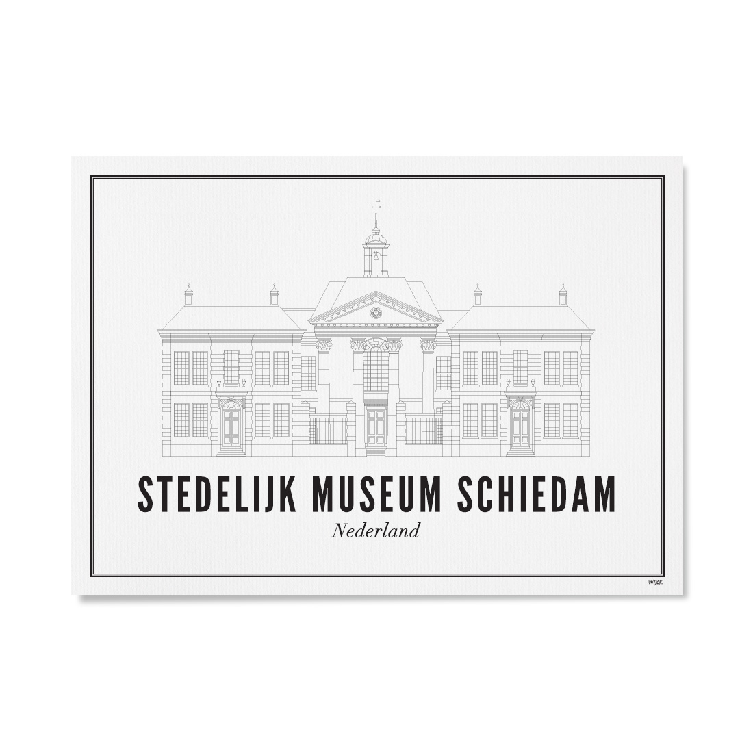 Poster van Stedelijk Museum Schiedam | WIJCK. 